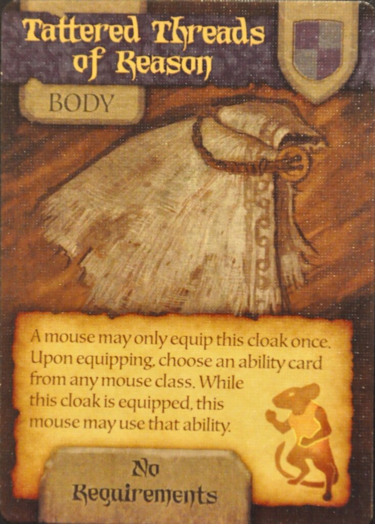 Mice and Mystics: Tattered Threads of Reason board game cover