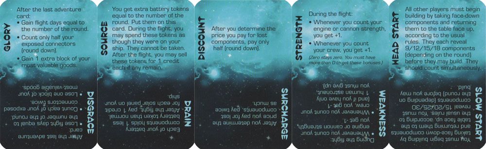 Galaxy Trucker: Even-Steven Cards board game cover