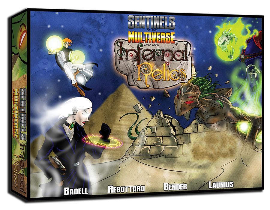 Sentinels of the Multiverse: Infernal Relics board game cover