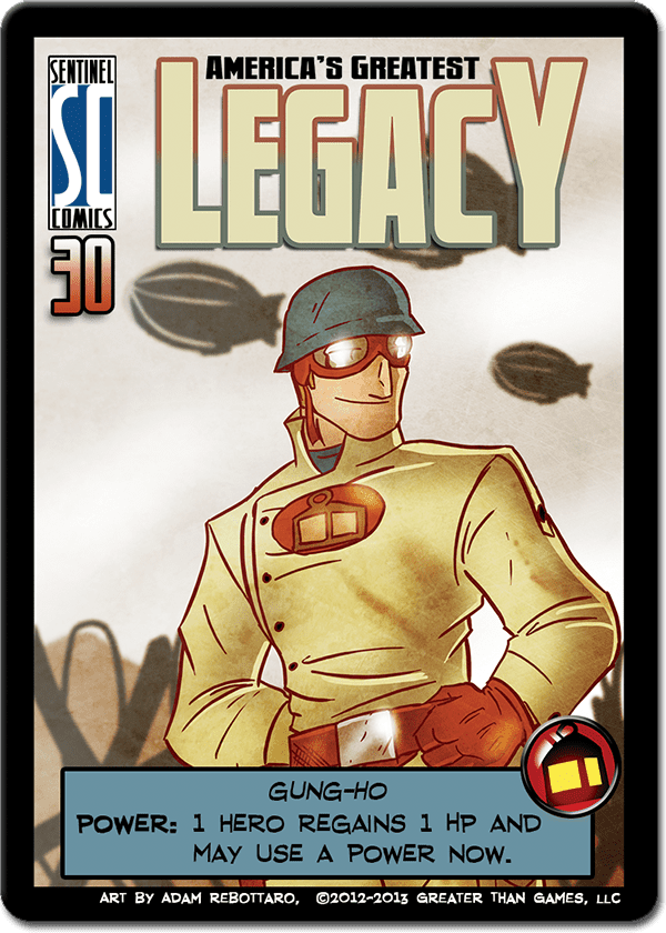 Sentinels of the Multiverse: America’s Greatest Legacy Promo Card board game cover