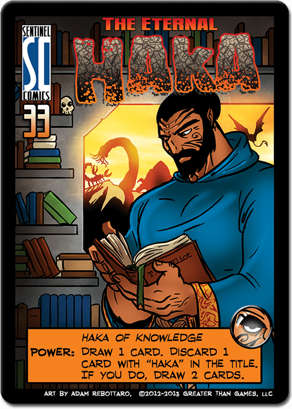 Sentinels of the Multiverse: The Eternal Haka Promo Card board game cover