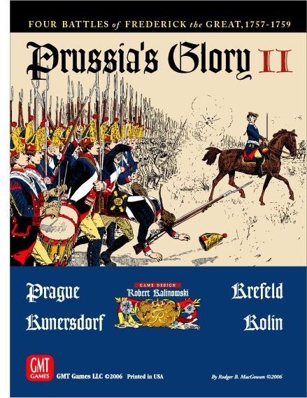 Prussia’s Glory II: Four Battles of the Seven Years War, 1757-1759 board game cover