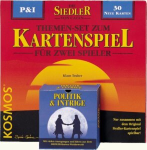 Die Siedler von Catan: Kartenspiel – Politik & Intrige board game cover