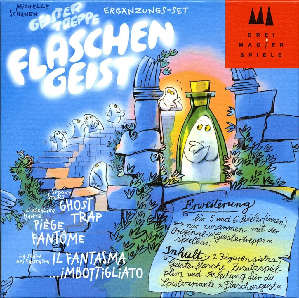 Geistertreppe: Flaschengeist board game cover