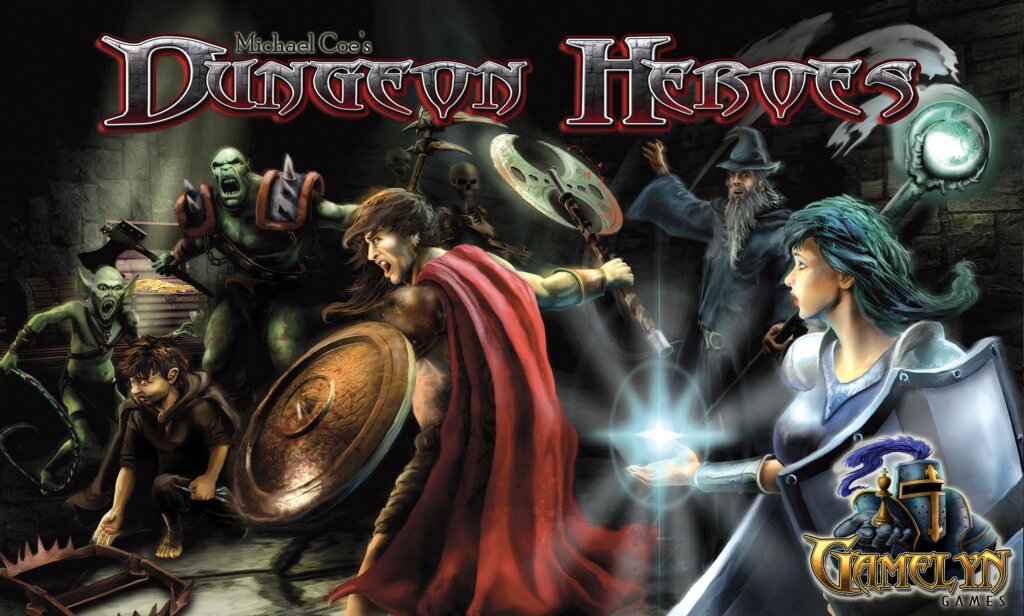 Dungeon Heroes board game cover