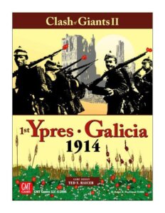Clash of Giants II: 1st Ypres & Galicia 1914 board game cover