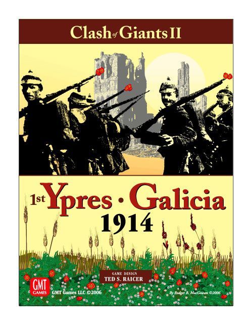 Clash of Giants II: 1st Ypres & Galicia 1914 board game cover