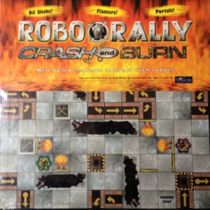 RoboRally: Crash and Burn board game cover
