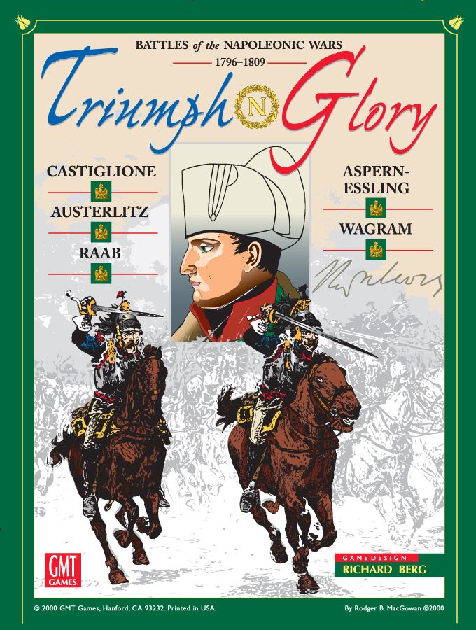 Triumph & Glory: Battles of the Napoleonic Wars 1796-1809 board game cover