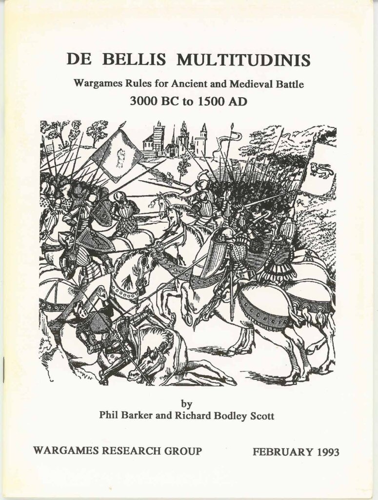 De Bellis Multitudinis: Wargames Rules for Ancient and Medieval Battles – 3000 BC to 1500 AD board game cover