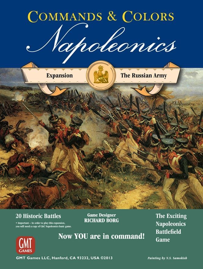 Commands & Colors: Napoleonics Expansion #2 – The Russian Army board game cover