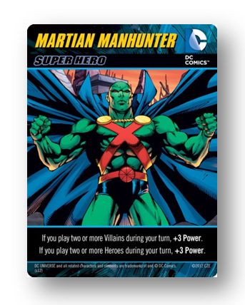 DC Deck-Building Game: Martian Manhunter promo board game cover