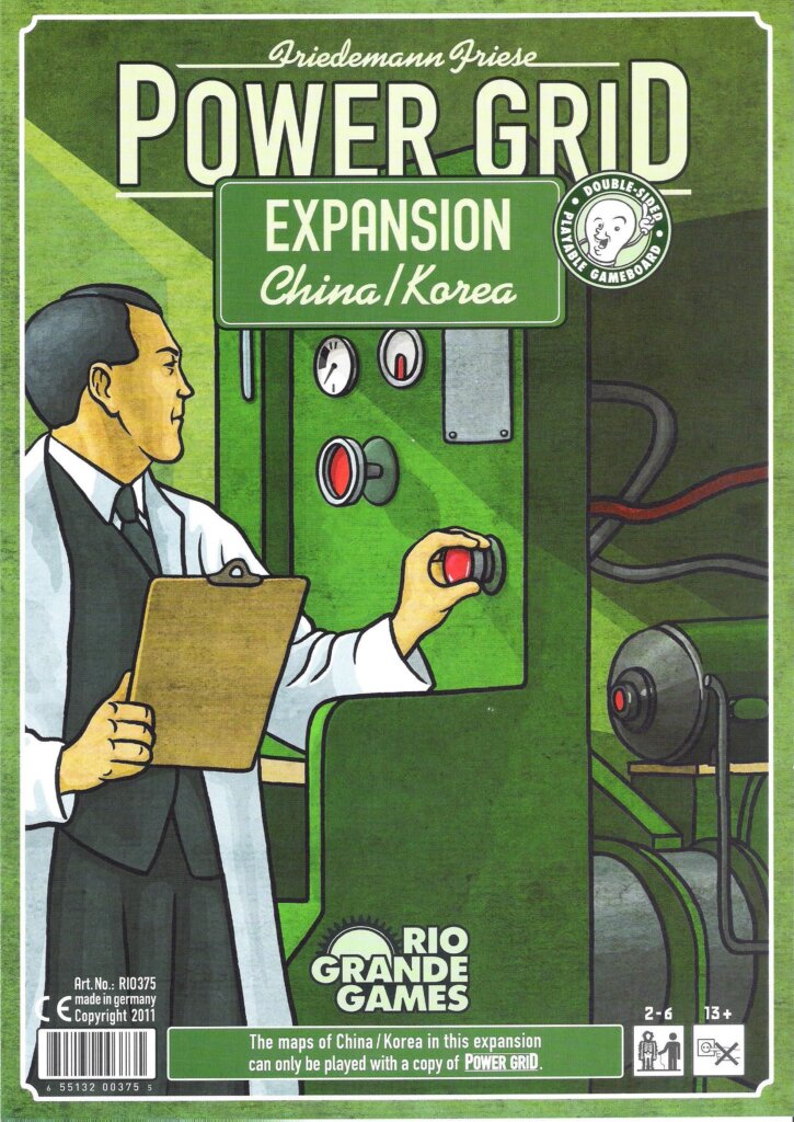 Power Grid: China/Korea board game cover