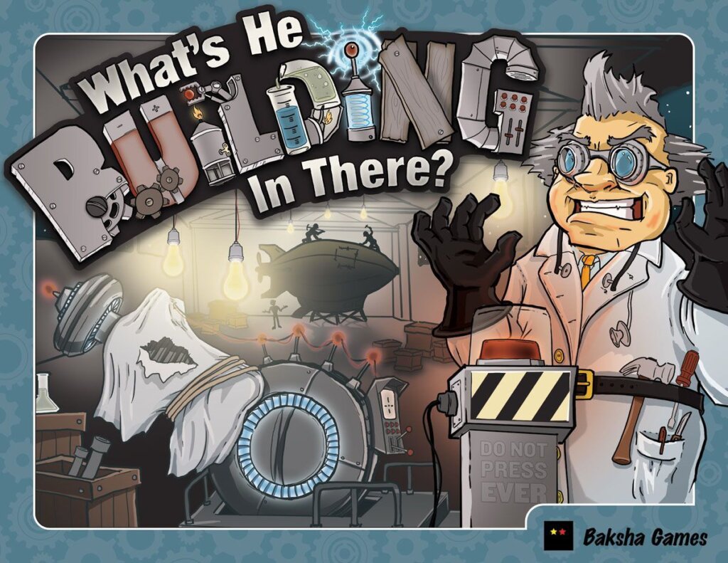 What’s He Building in There? board game cover
