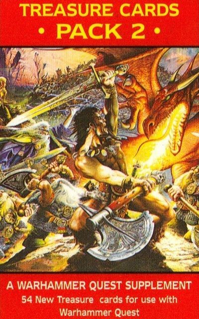 Warhammer Quest: Treasure Cards Pack #2 board game cover