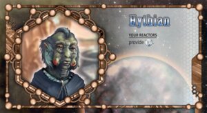 Among the Stars: Hythian board game cover