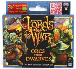 Lords of War: Orcs versus Dwarves board game cover