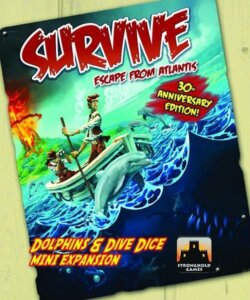 Survive: Escape from Atlantis! – Dolphins & Dive Dice Mini Expansion board game cover