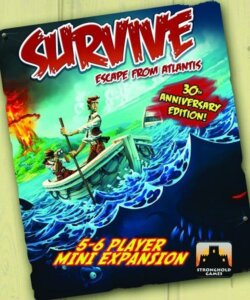 Survive: Escape from Atlantis! – 5-6 Player Mini Expansion board game cover