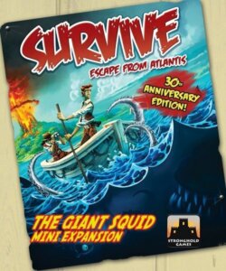 Survive: Escape from Atlantis! – The Giant Squid Mini Expansion board game cover