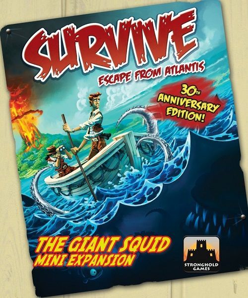 Survive: Escape from Atlantis! – The Giant Squid Mini Expansion board game cover