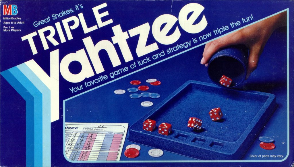 Triple Yahtzee board game cover