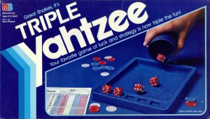 Triple Yahtzee board game cover