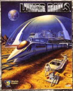 Lunar Rails board game cover