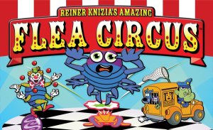 Reiner Knizia’s Amazing Flea Circus board game cover