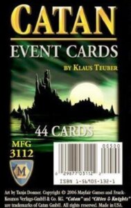 Catan: Event Cards board game cover