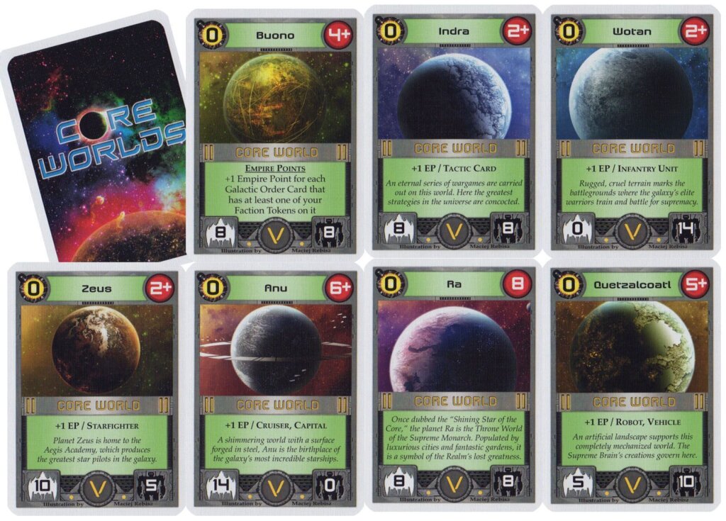 Core Worlds: Galactic Orders Promo Pack board game cover