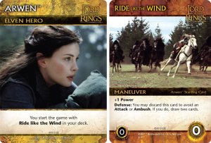 The Lord of the Rings: The Fellowship of the Ring Deck-Building Game – Arwen Promos board game cover