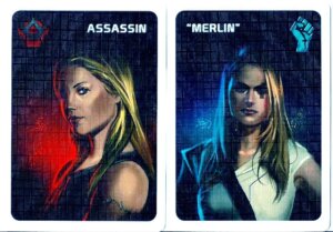 The Resistance: Merlin/Assassin Promo board game cover