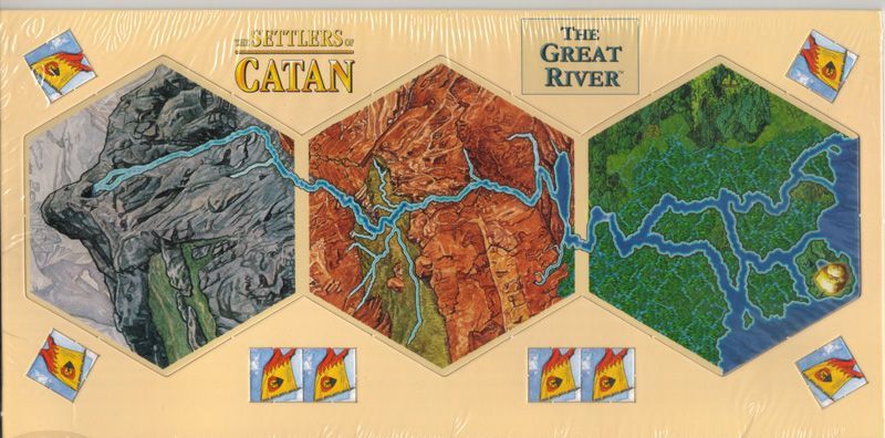 The Settlers of Catan: The Great River board game cover