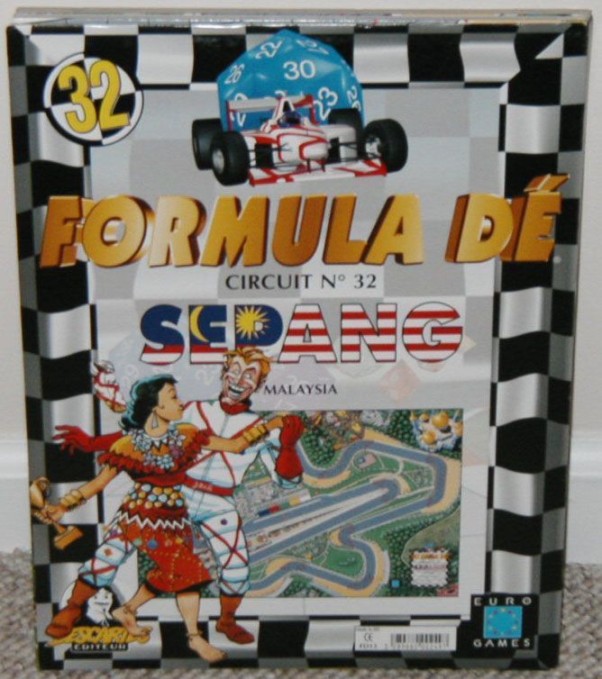 Formula Dé Circuits 31 & 32: Zhuhai & Sepang board game cover