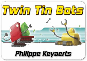 Twin Tin Bots board game cover