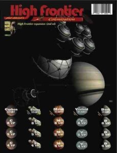 High Frontier Colonization board game cover
