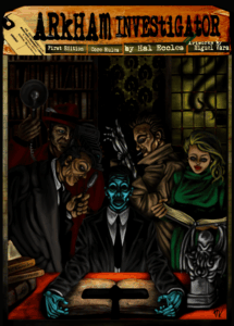 Arkham Investigator board game cover