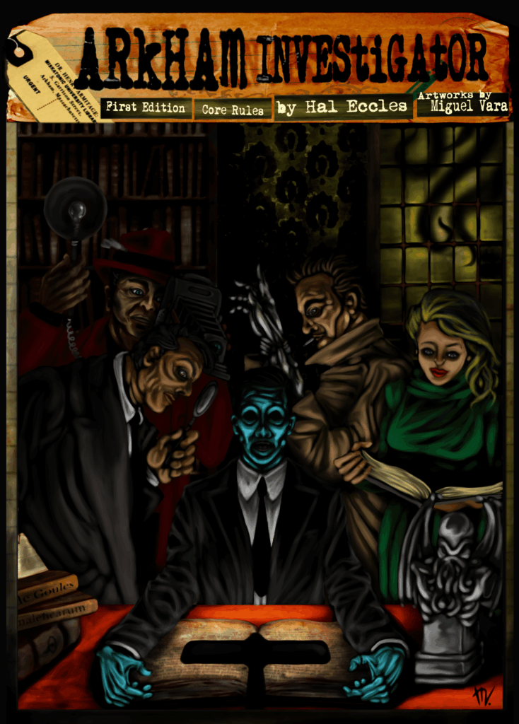 Arkham Investigator board game cover