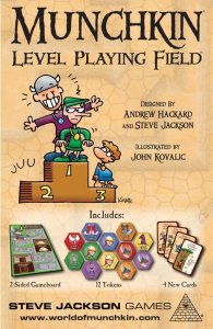 Munchkin Level Playing Field board game cover