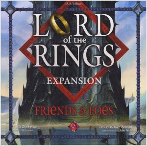 Lord of the Rings: Friends & Foes board game cover