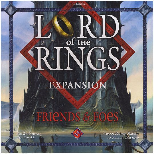 Lord of the Rings: Friends & Foes board game cover
