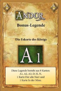 Legends of Andor: The King’s Escort board game cover