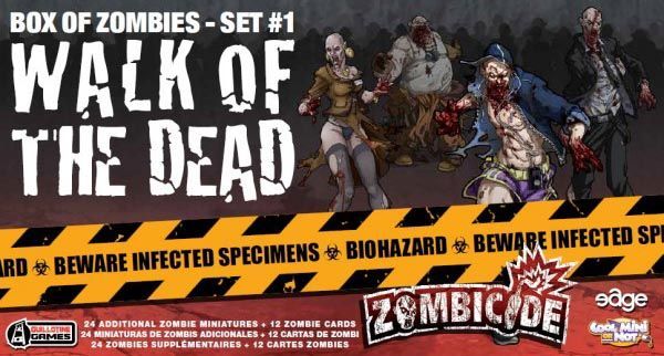 Zombicide: Box of Zombies – Set #1: Walk of the Dead board game cover