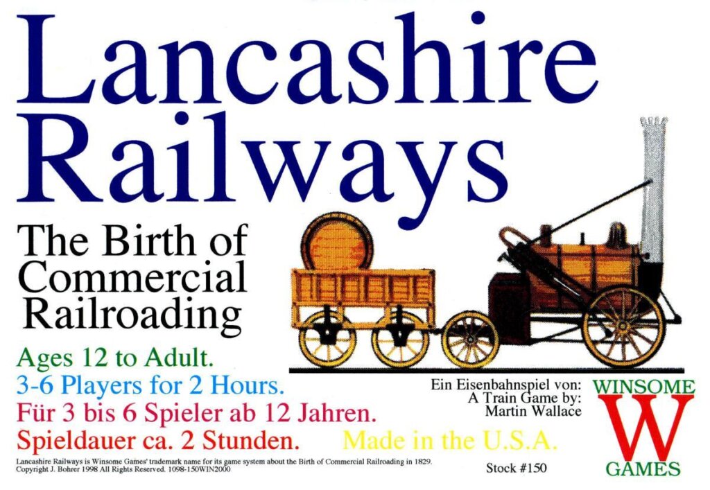 Lancashire Railways board game cover