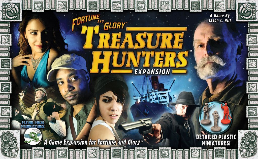 Fortune and Glory: Treasure Hunters Expansion board game cover