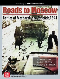 Roads to Moscow: Battles of Mozhaysk and Mtsensk, 1941 board game cover