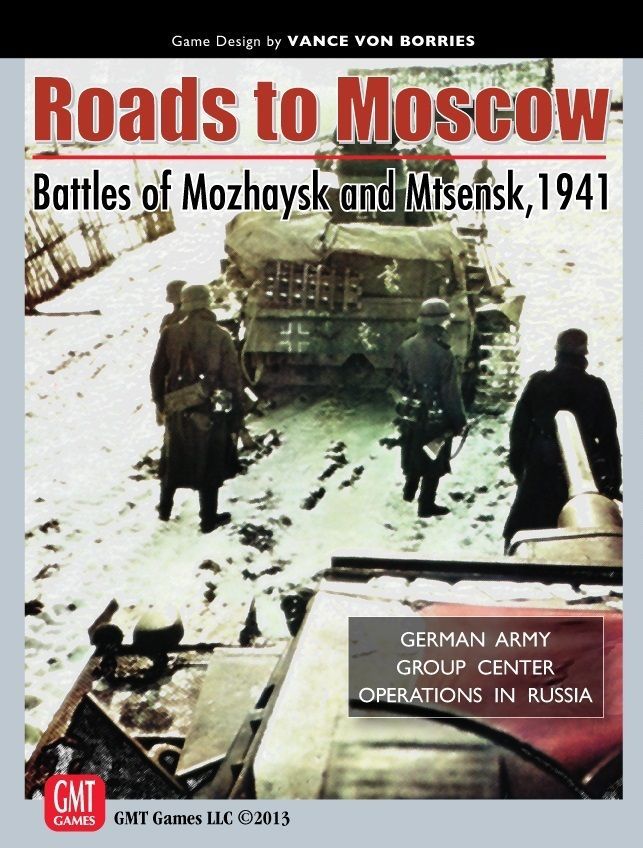 Roads to Moscow: Battles of Mozhaysk and Mtsensk, 1941 board game cover