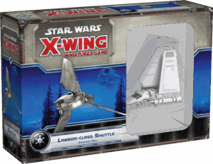 Star Wars: X-Wing Miniatures Game – Lambda-class Shuttle Expansion Pack board game cover