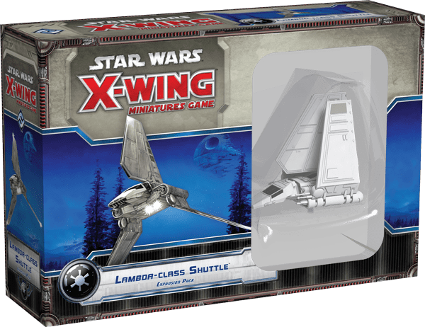 Star Wars: X-Wing Miniatures Game – Lambda-class Shuttle Expansion Pack board game cover